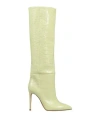 Paris Texas Woman Boot Pastel Yellow Size 8 Leather