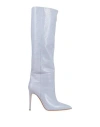 Paris Texas Woman Boot Pastel Blue Size 8 Soft Leather In Blue