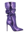 Paris Texas Woman Boot Purple Size 10 Soft Leather