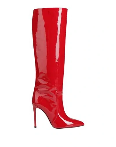 Paris Texas Woman Boot Red Size 8 Leather In Red