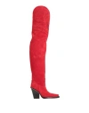 Paris Texas Woman Boot Red Size 8 Leather In Red