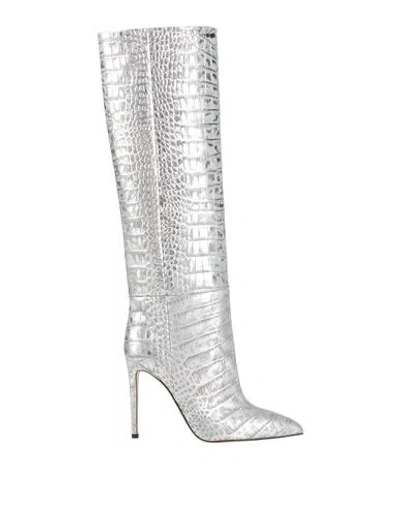 Paris Texas Woman Boot Silver Size 8 Leather