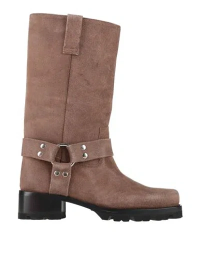 Paris Texas Woman Boot Tan Size 7.5 Leather In Brown