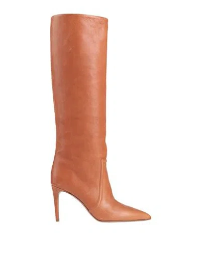Paris Texas Woman Boot Tan Size 8 Leather In Brown