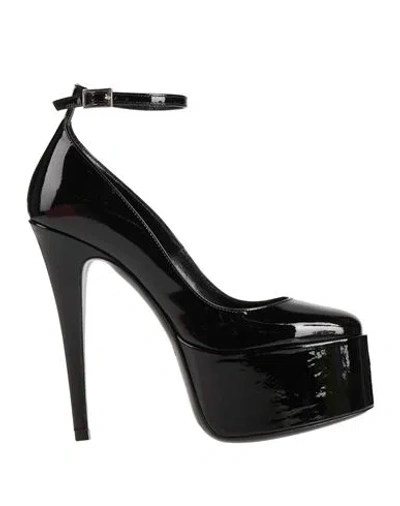 Paris Texas Woman Pumps Black Size 7.5 Soft Leather
