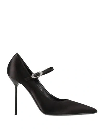 Paris Texas Woman Pumps Black Size 8 Textile Fibers