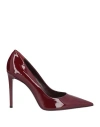 Paris Texas Woman Pumps Burgundy Size 11 Leather In Red