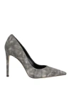 Paris Texas 105mm Leather Pumps In Grey