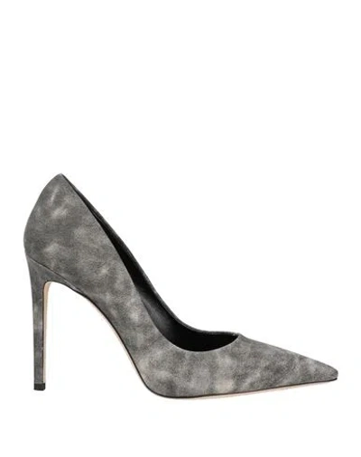 PARIS TEXAS PARIS TEXAS WOMAN PUMPS CHARCOAL SIZE 8 LEATHER