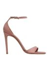 Paris Texas Woman Sandals Antique Rose Size 10 Leather In Pink