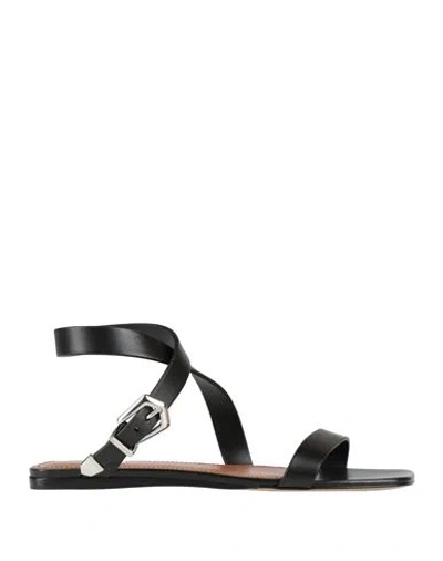 Paris Texas Woman Sandals Black Size 11 Leather