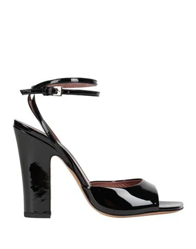 Paris Texas Woman Sandals Black Size 6 Leather