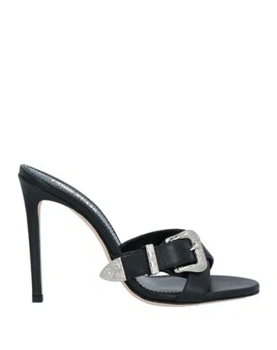 Paris Texas Woman Sandals Black Size 10 Leather