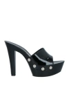 Paris Texas Woman Sandals Black Size 11 Soft Leather In Black