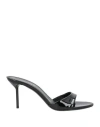 Paris Texas Woman Sandals Black Size 8 Leather