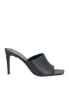 Paris Texas 95mm Leather Sandals In Black