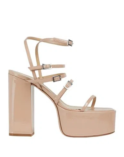 Paris Texas Woman Sandals Blush Size 8 Soft Leather In Pink