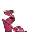 Paris Texas Arizona 100mm Leather Sandals In Pink
