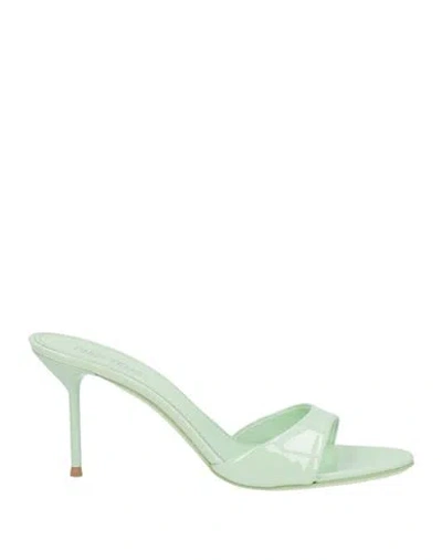 Paris Texas Woman Sandals Light Green Size 9 Leather