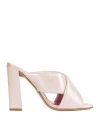 Paris Texas Woman Sandals Light Pink Size 8 Leather In Pink