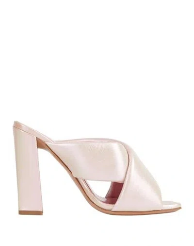 Paris Texas Woman Sandals Light Pink Size 8 Leather
