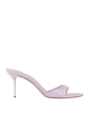 Paris Texas Lidia 70mm Leather Sandals In Purple