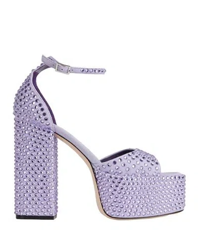 Paris Texas Tatiana 130mm Platform Sandals In Purple