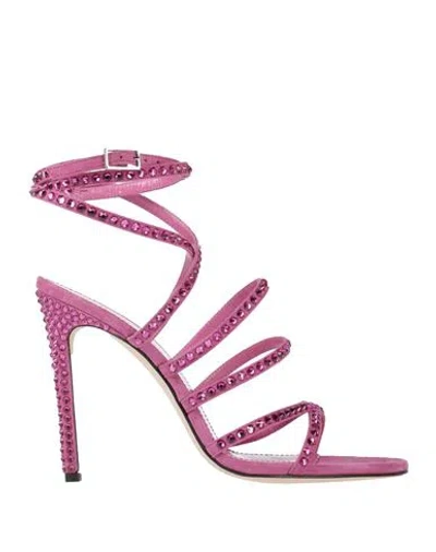Paris Texas Woman Sandals Pink Size 8 Leather