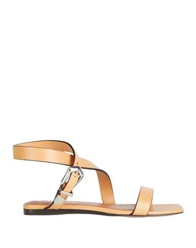 Paris Texas Woman Sandals Sand Size 7 Leather In Beige