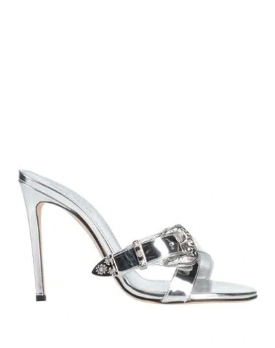 Paris Texas Woman Sandals Silver Size 8 Leather
