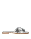 Paris Texas Woman Sandals Silver Size 8 Leather