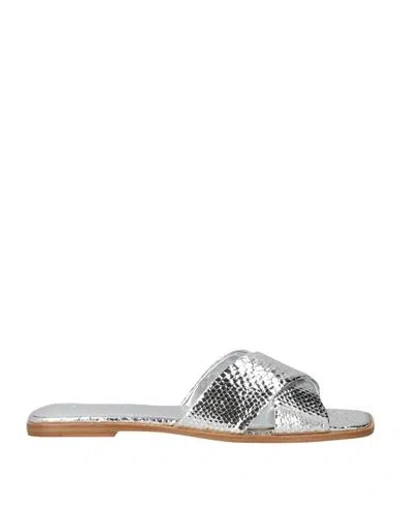 Paris Texas Woman Sandals Silver Size 8 Leather