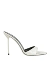 Paris Texas Woman Sandals White Size 10.5 Leather