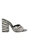 Paris Texas Woman Sandals White Size 10 Soft Leather In White