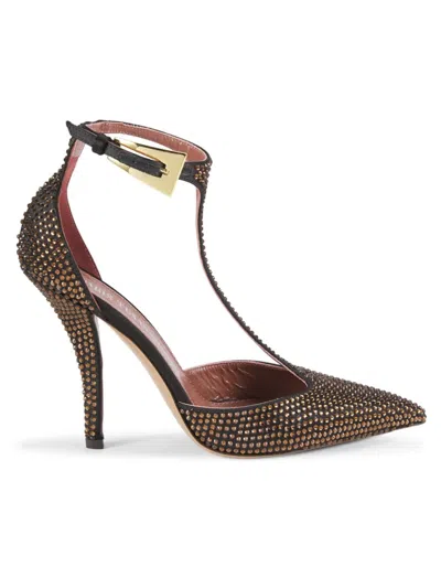 Paris Texas Women's 105mm Crystal-embellished Textile Pumps In Multi