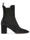 Paris Texas Anja Suede Ankle Boots In Black