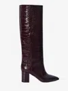 Paris Texas 65mm Anja Boots In Bordeaux