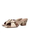 Paris Texas Women's Arizona Leather Mules In Beige In Neutral