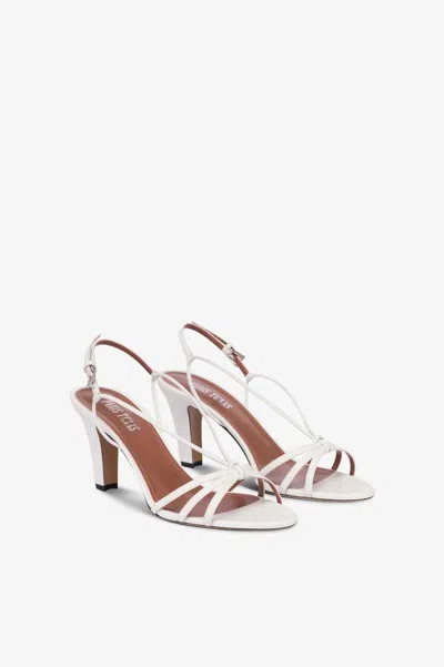 Paris Texas Women's Bianca Sandal In White