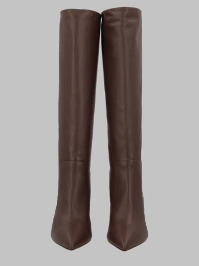 Paris Texas Women's Knee-high Leather Boots, 7 Cm Heel In Brown