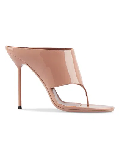 Paris Texas Women's Lidia 100mm Patent Leather Mules In Pink