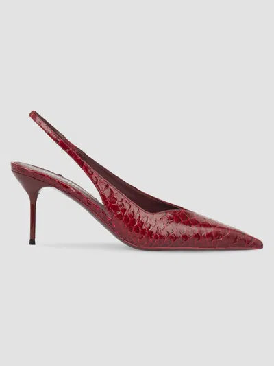 Paris Texas Lidia 70mm Leather Slingback Pumps In Multi