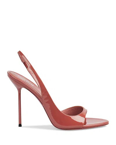 Paris Texas Lidia Slingback Sandal In Brown