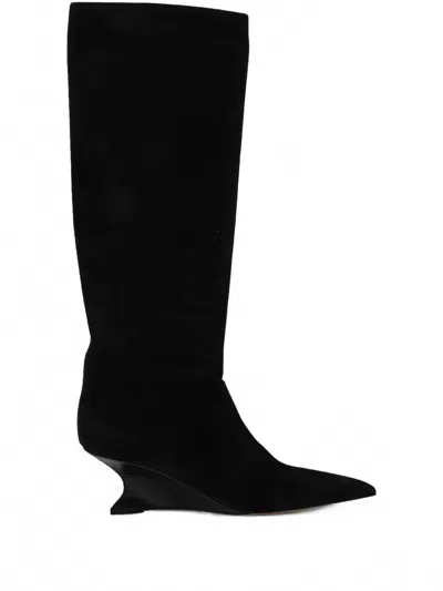 Paris Texas Women's Nina Boot 50mm In Black Suede