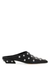 Paris Texas Studded Pointed Toe Mule In Black