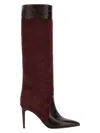Paris Texas 105 Stiletto Boot In Burgundy Patent Leather