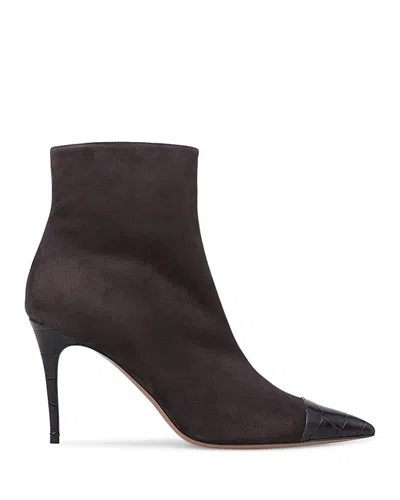 Paris Texas Women's Vera Toe Cap Ankle Boots In Brown