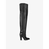Paris Texas Leather Lavinia Knee-high Boots 100 In Black