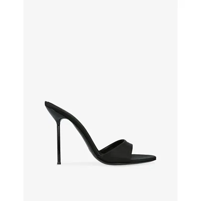 Paris Texas Womens Black Lidia 105 Suede Mules Eur 36 / 3 Uk