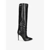 Paris Texas Womens  Stiletto 105 Leather Knee-high Boots In Black